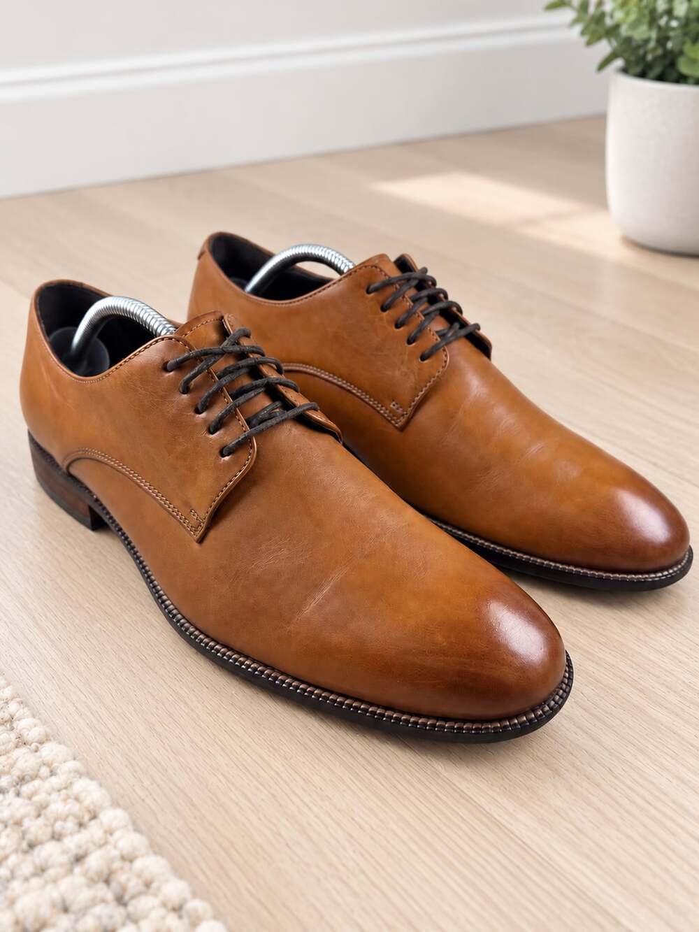 Cole Haan Harmon Grand Plain Toe Oxfords British Tan Men’s 9